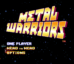 Metal Warriors screenshot 3 for Super Nintendo